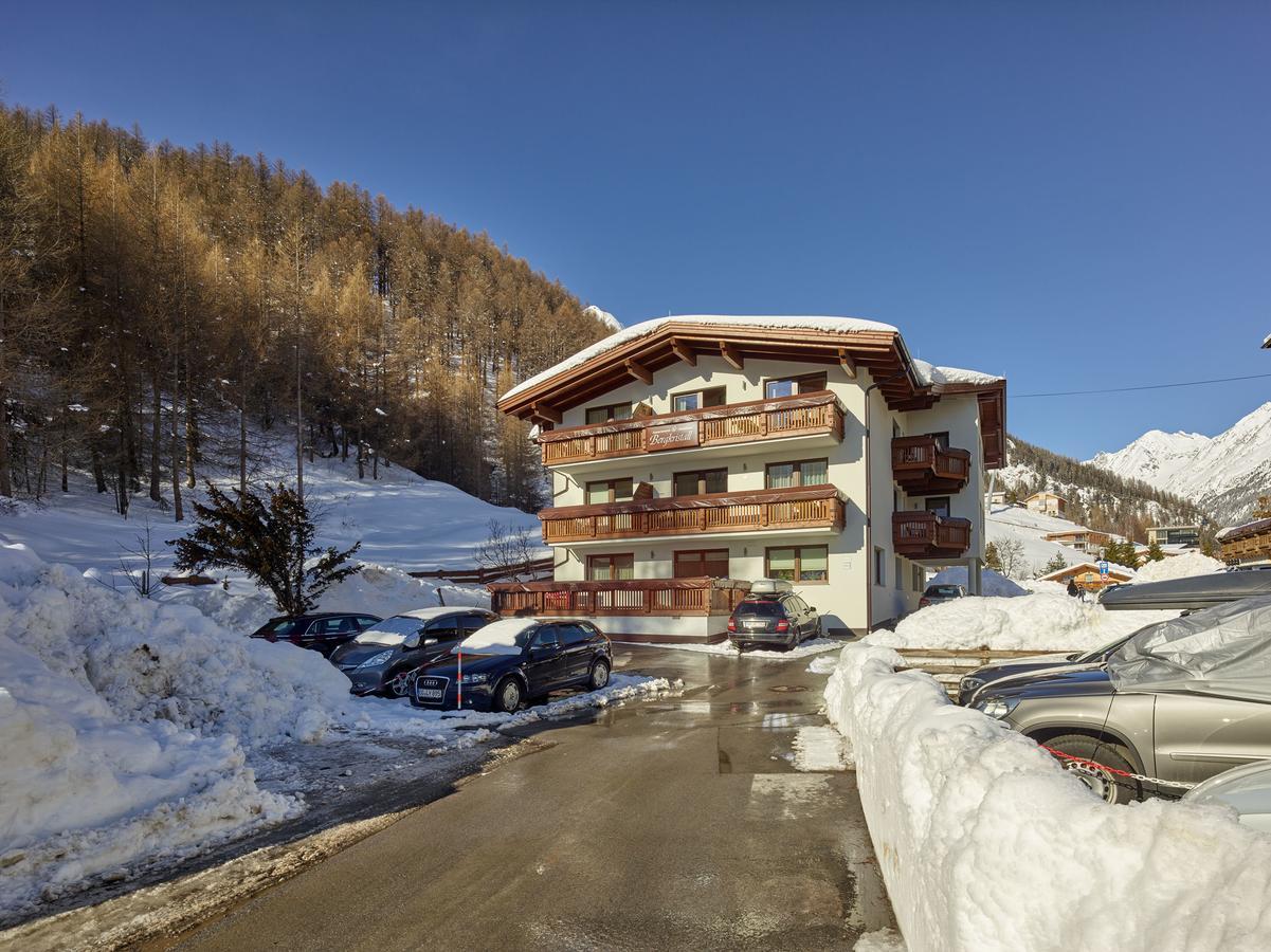 Appartement Gaestehaus Bergkristall ゼルデン エクステリア 写真